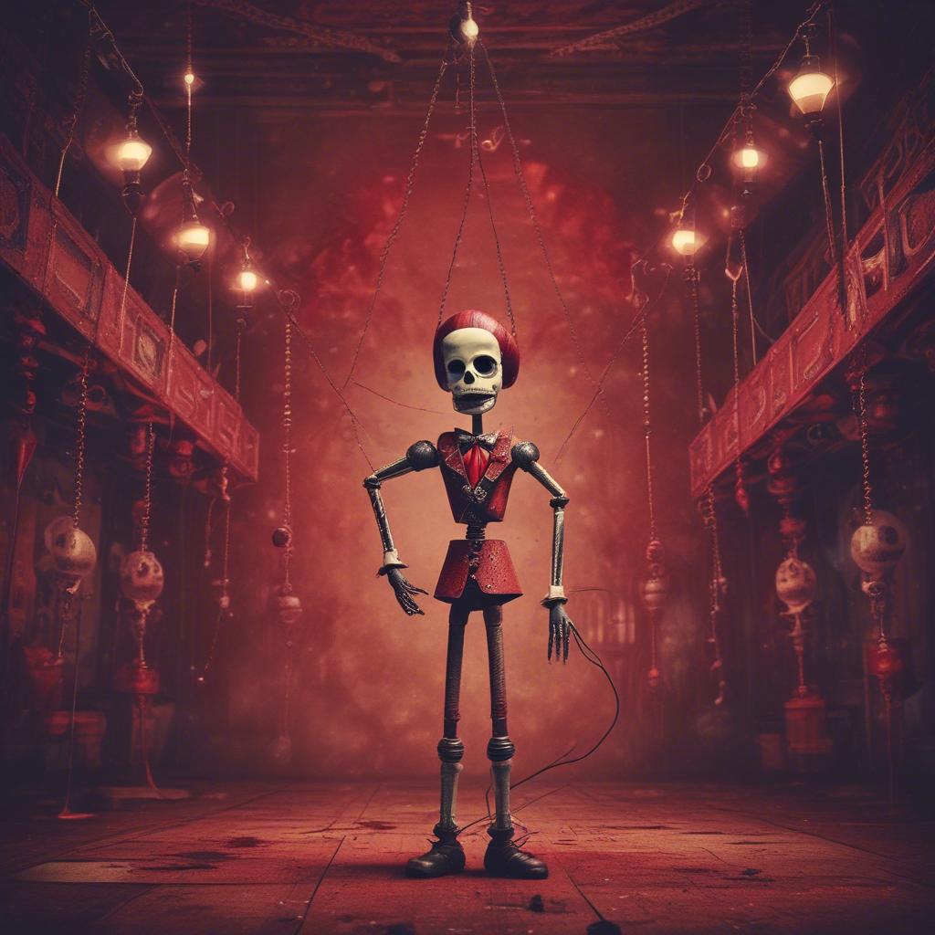 Masque of Crimson Strings artwork