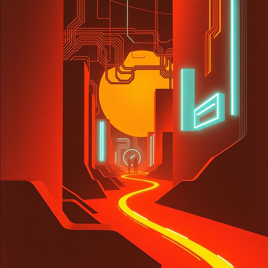 Circuit Saffron artwork