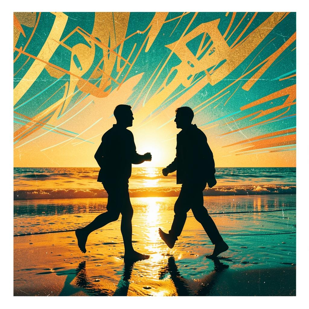 Run barefoot artwork