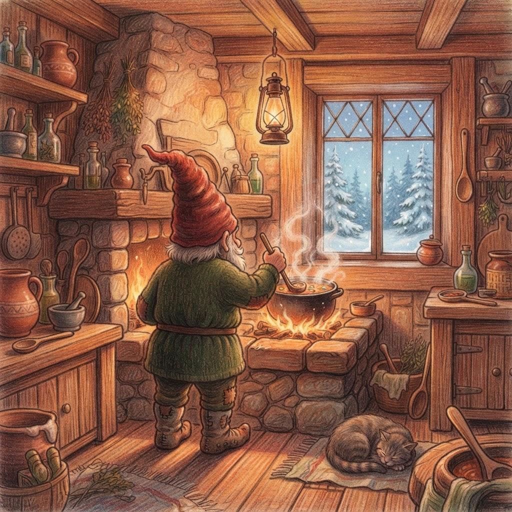 こびとトントゥのまほうのスープ artwork