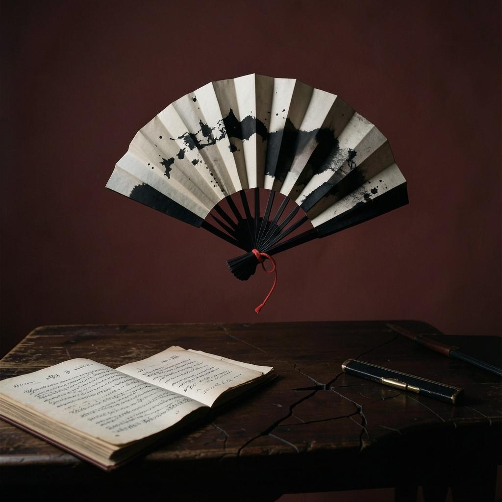 Ink Stained Fan 🪭 🪡 artwork