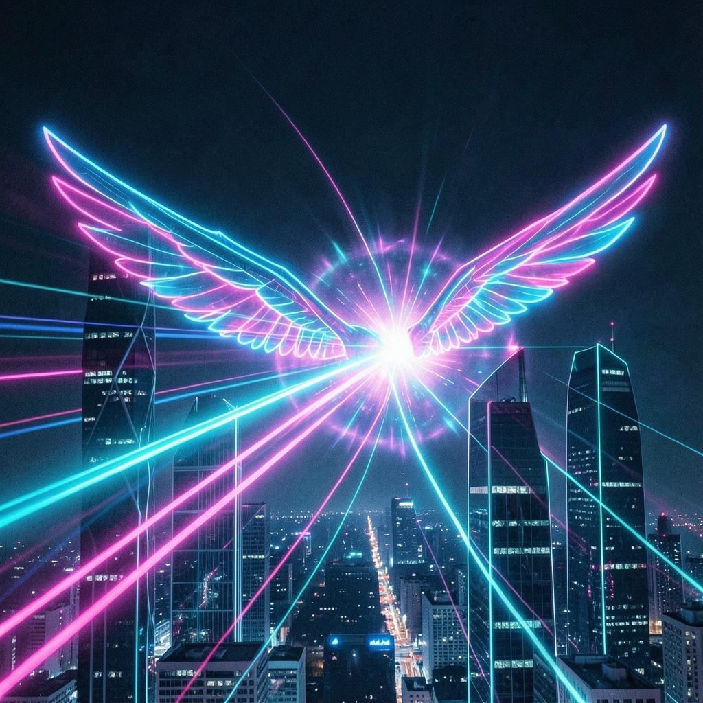 Neon Skies Burn artwork