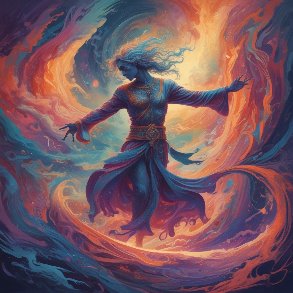 King Paimon, dance of the Djinn artwork