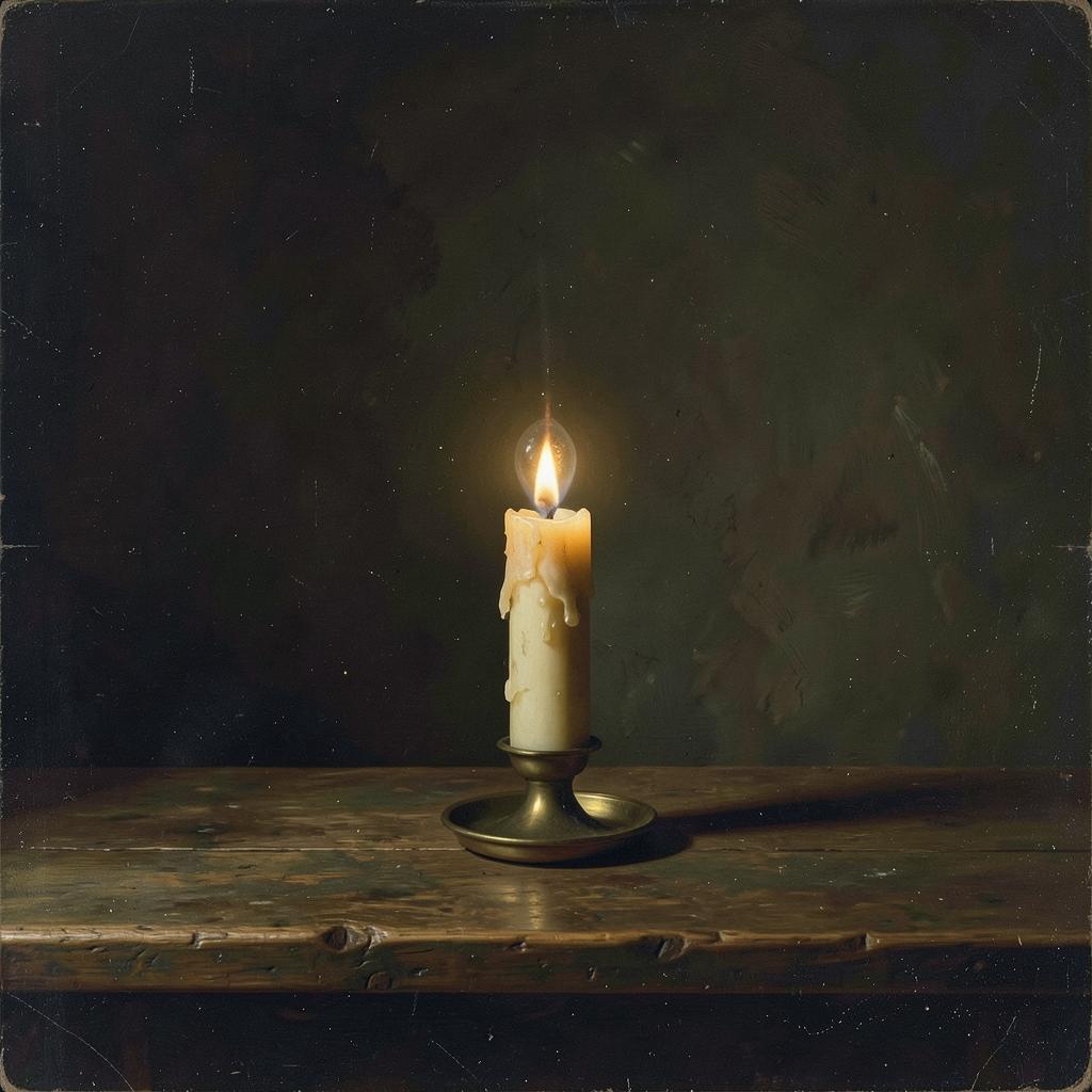 Somewhere  there a light left on artwork