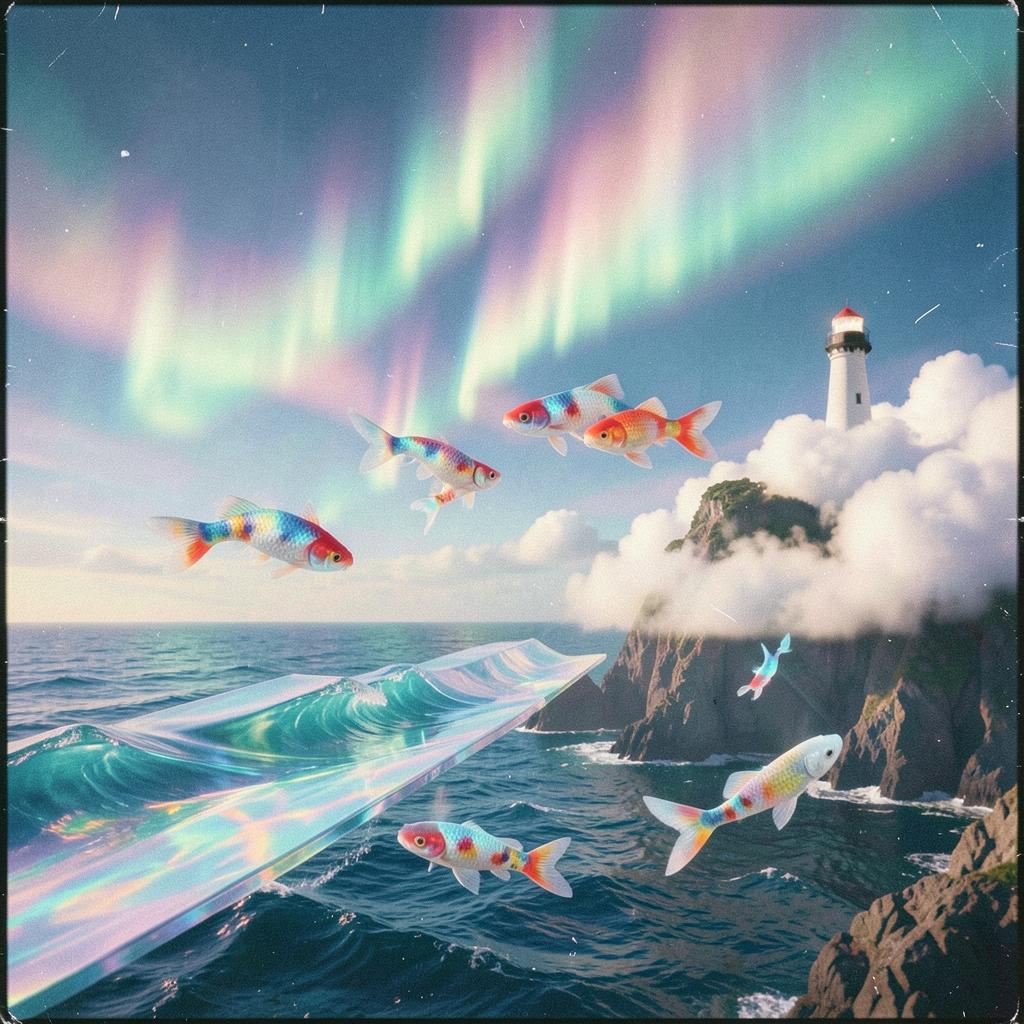 WHEN THE OCEAN LEARNED TO FLY 🌊🦋✨ artwork