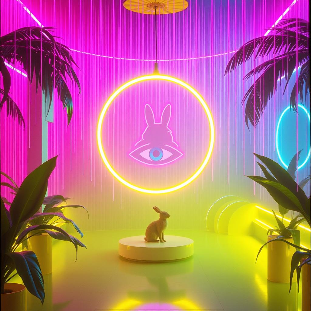 Neon Bunny Dream artwork