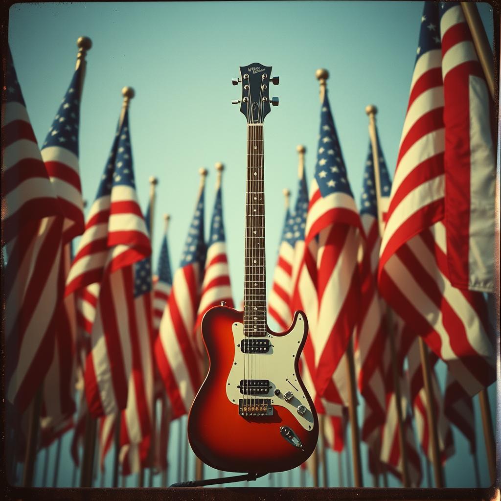 America the Red, White & Blue artwork