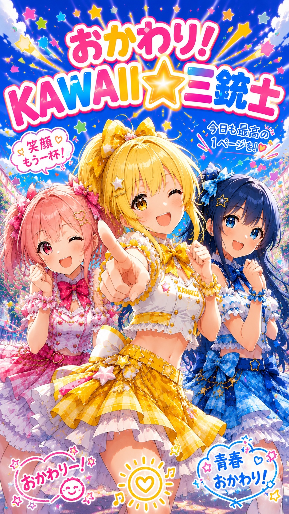 おかわり！KAWAII☆三銃士 artwork
