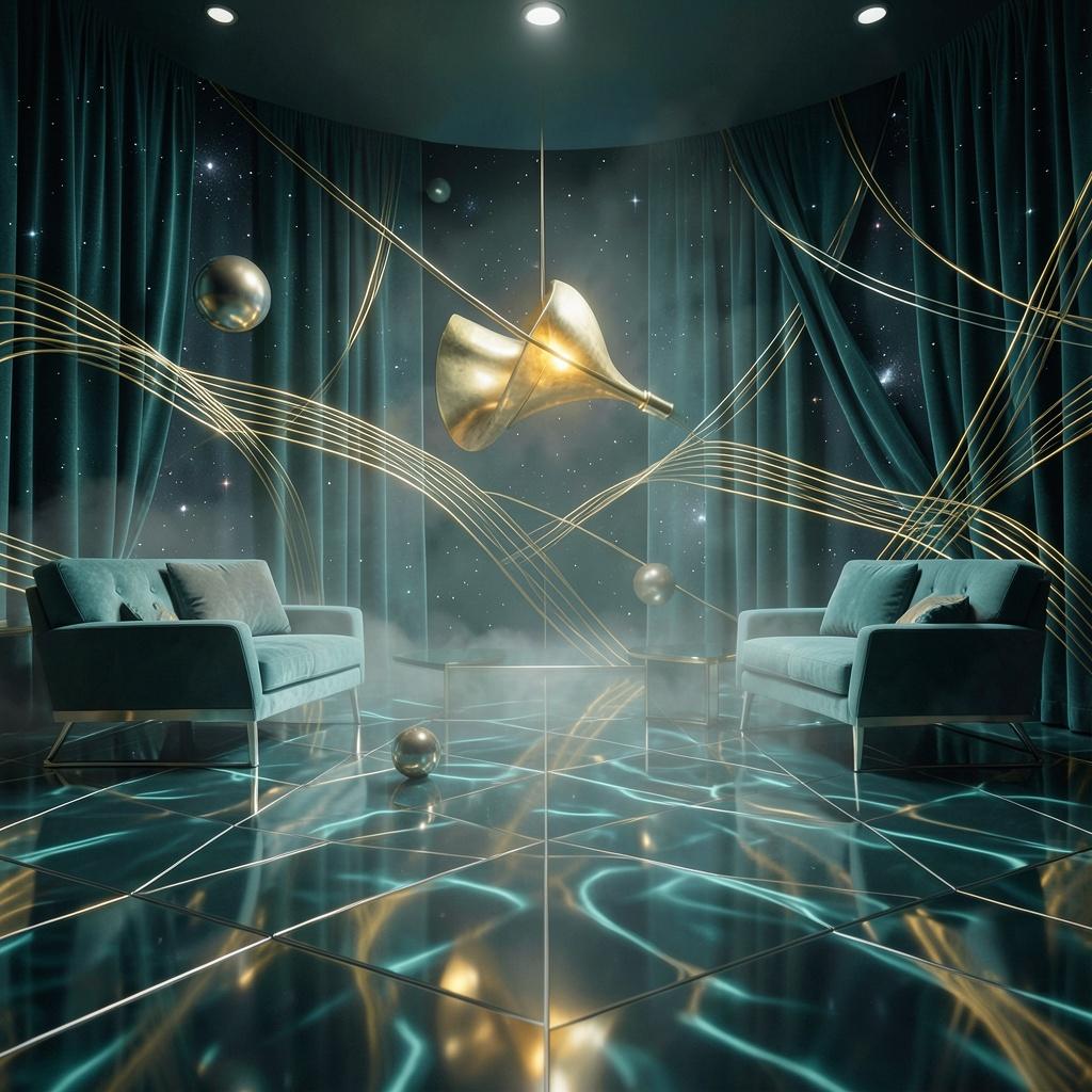 Space age jazz artwork