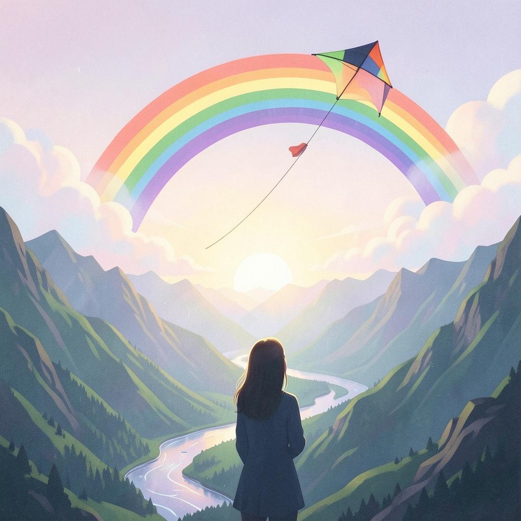 Рангинкамон дар осмон artwork