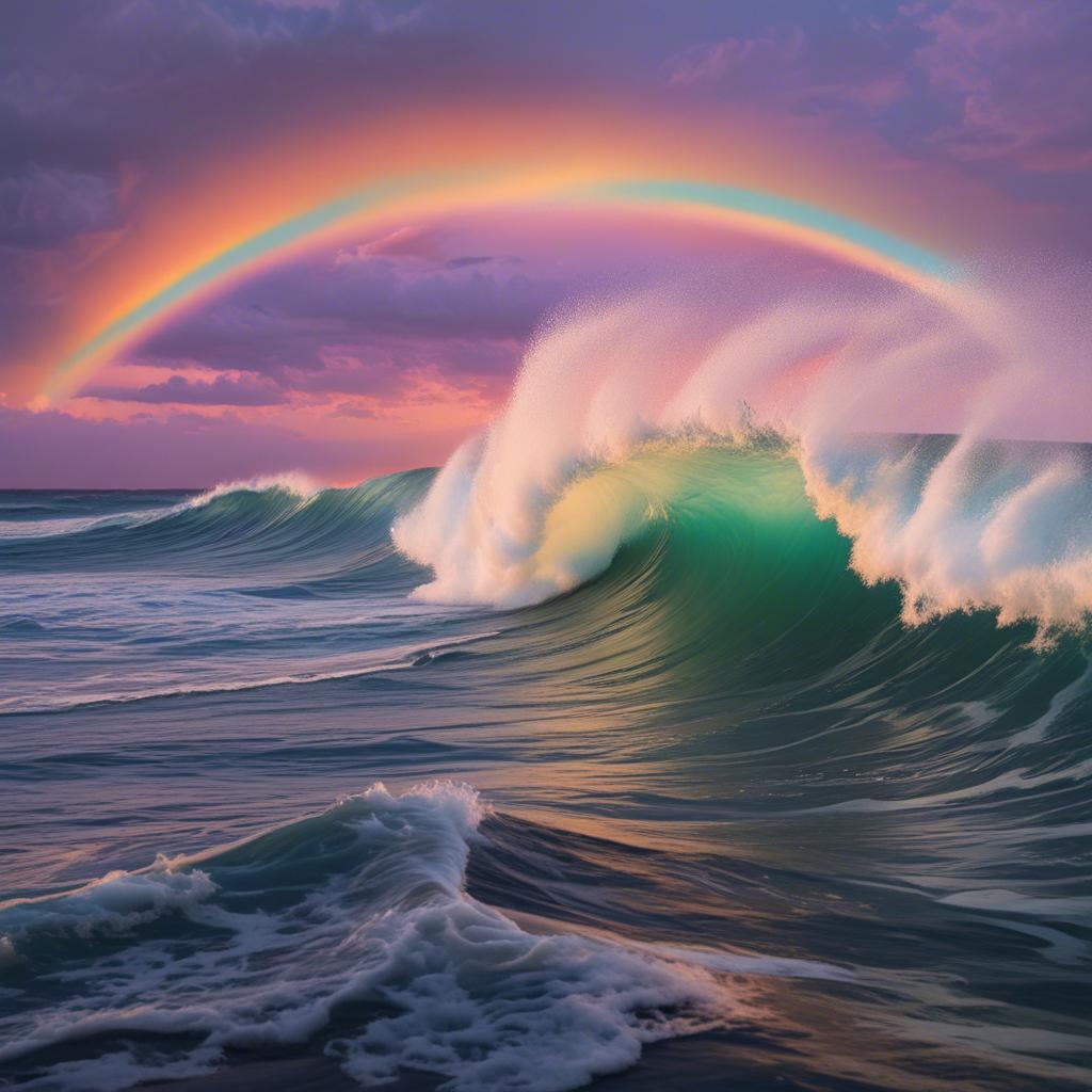 Hast du schon einen Regenbogen in Schwar artwork