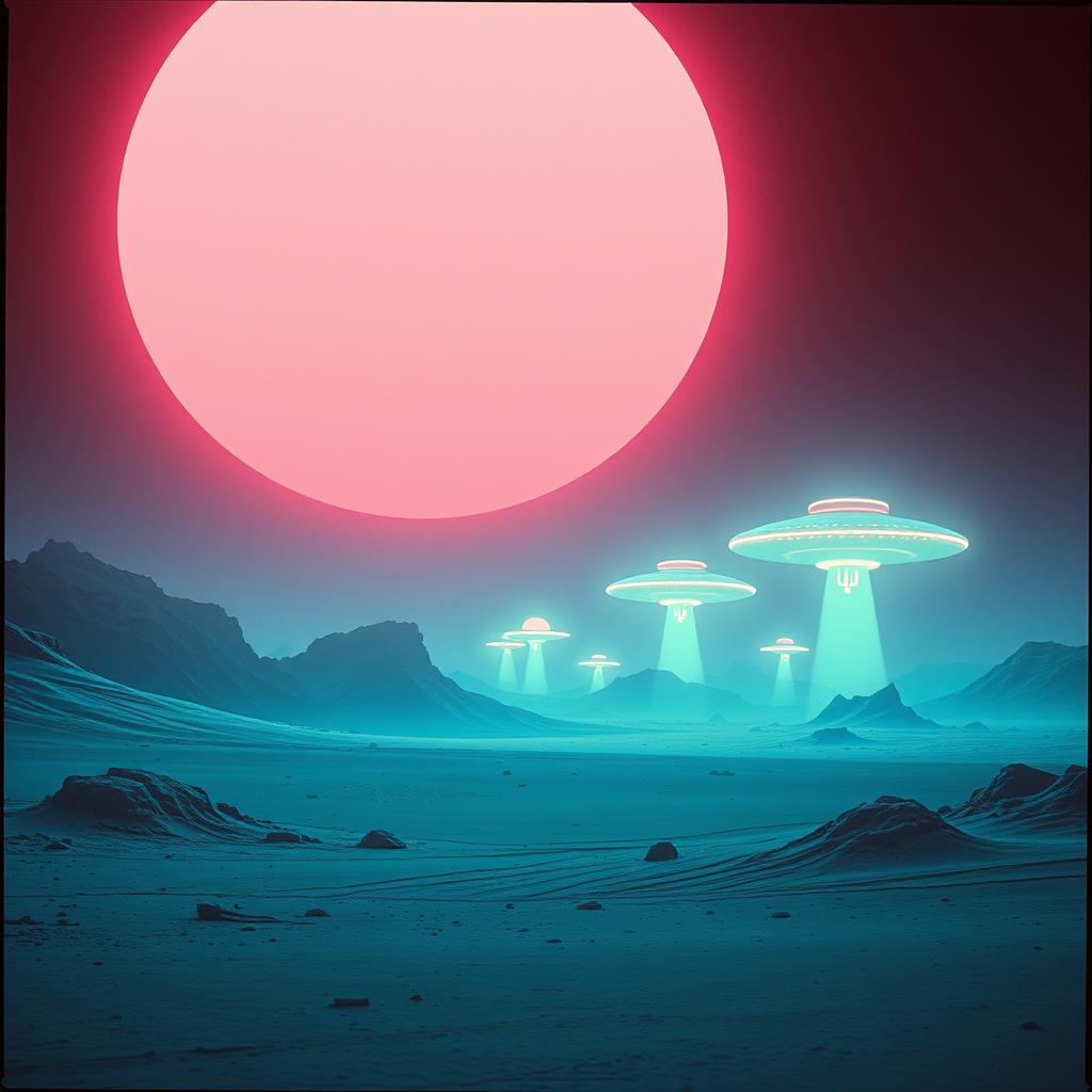 F# UFO Tree Line artwork