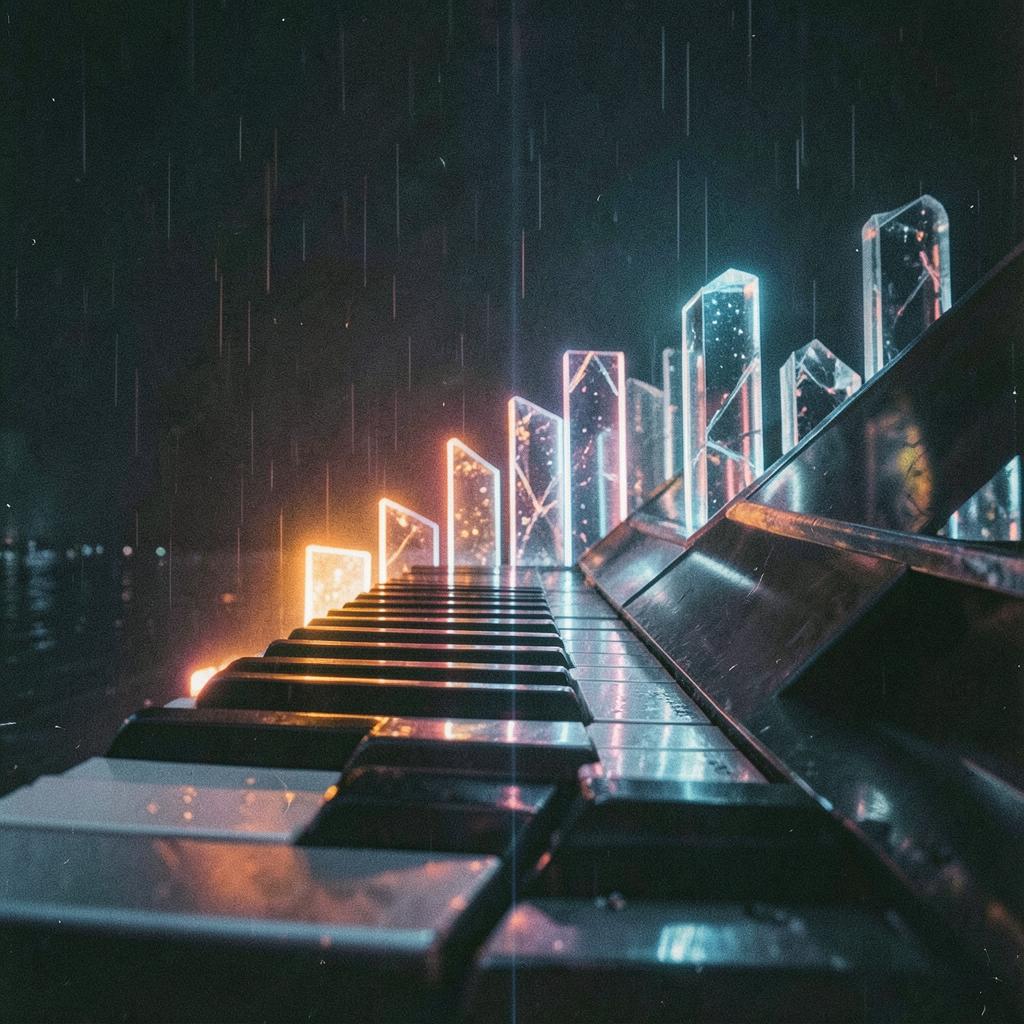 piano , protege piano, Languages Of Anger, Brokensk, Between One & Two, Polar... Bildmaterial