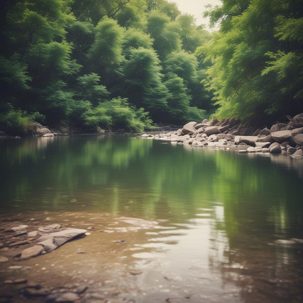 Through this little river I walked artwork