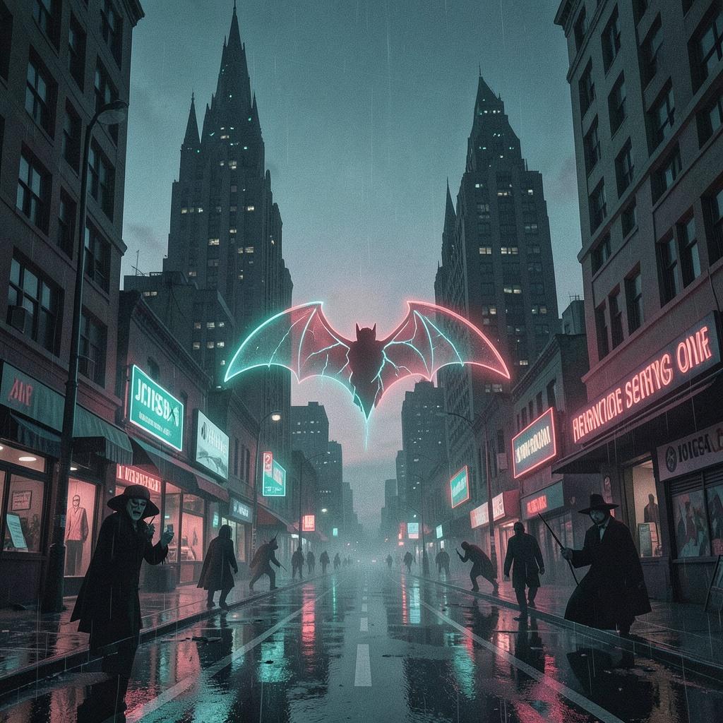 Welcome to Arkham City (Out ひも Control) x ひも (tattboy's ひも Bat Wingz ひも MashUp) artwork