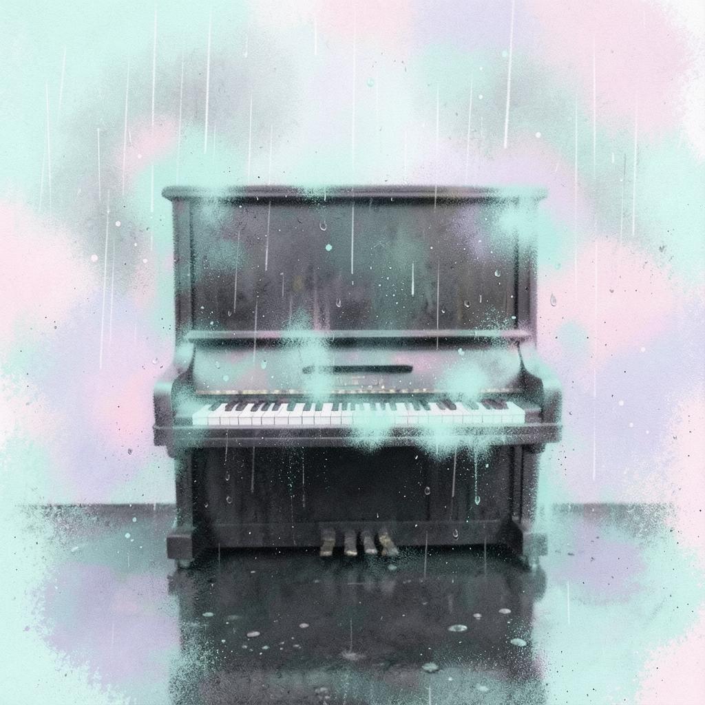Rainy Anime Piano artwork