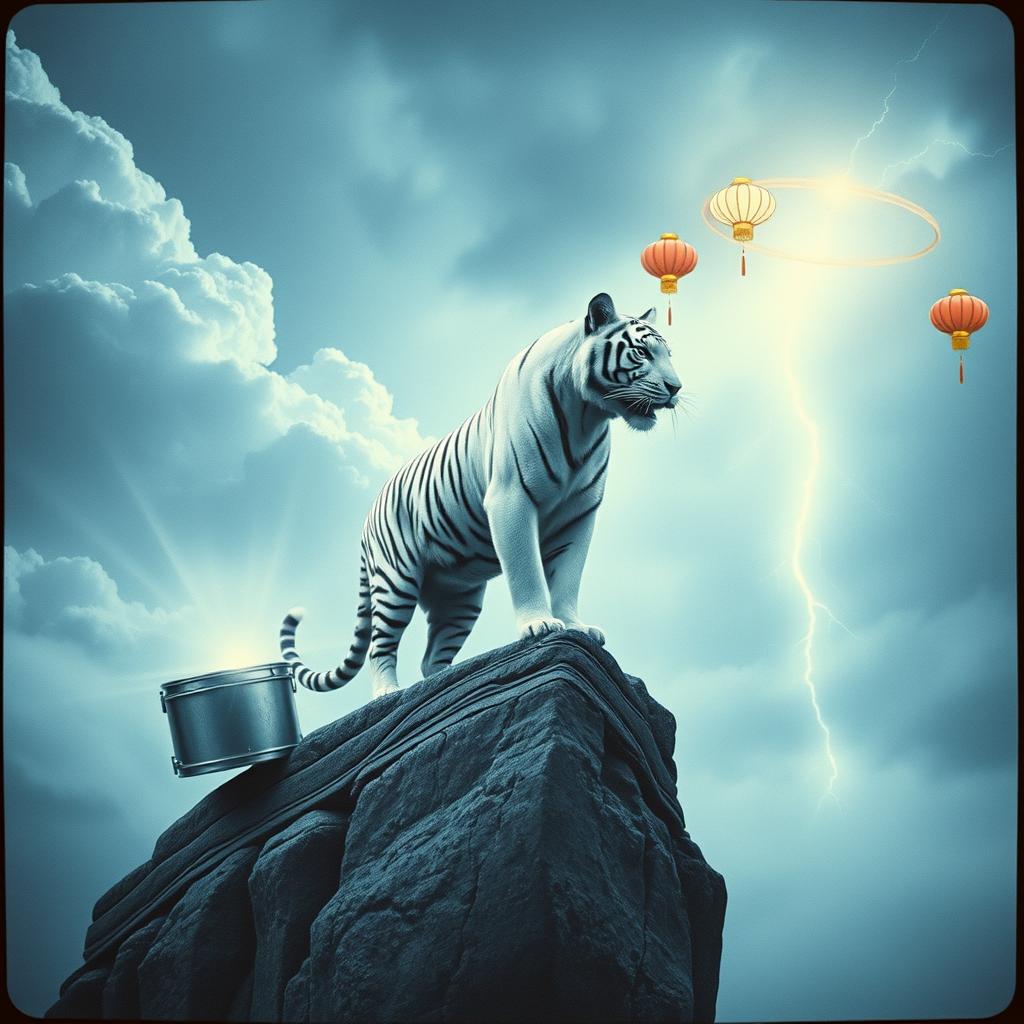 白虎嘯天  - White Tiger - Heaven-Shaking Roar artwork