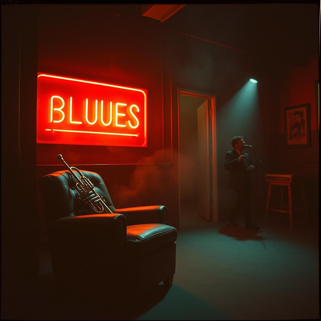 All night blues artwork
