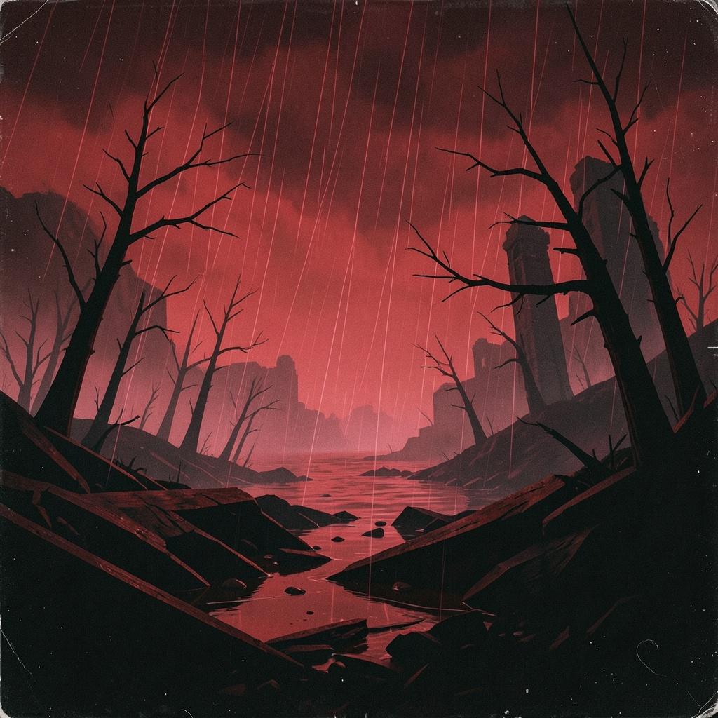 Blood Red Rain artwork