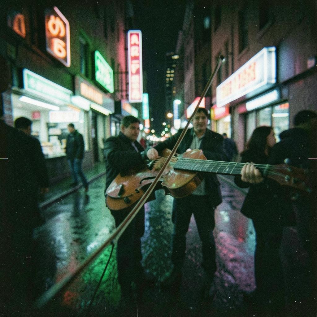 Violin vs Electric Guitar artwork