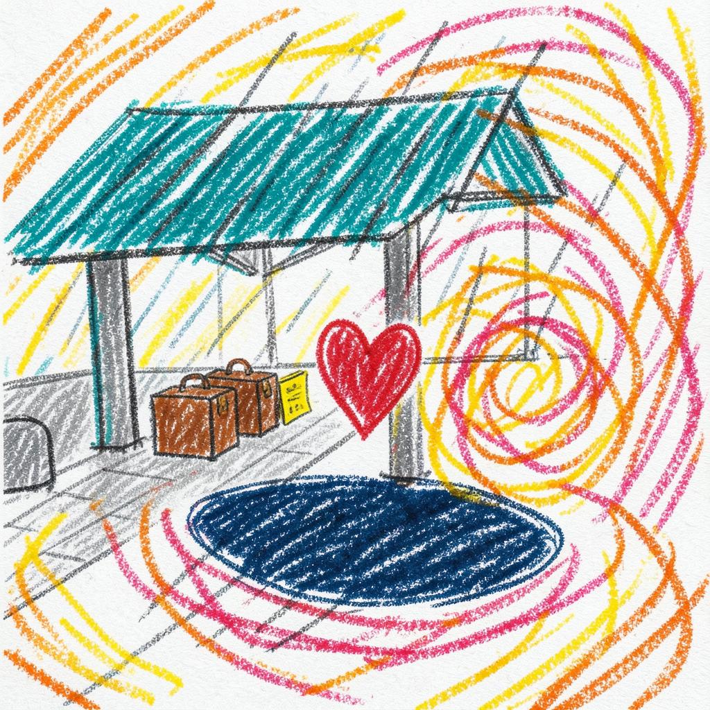 Une minute de nostalgie | thaita poetry artwork