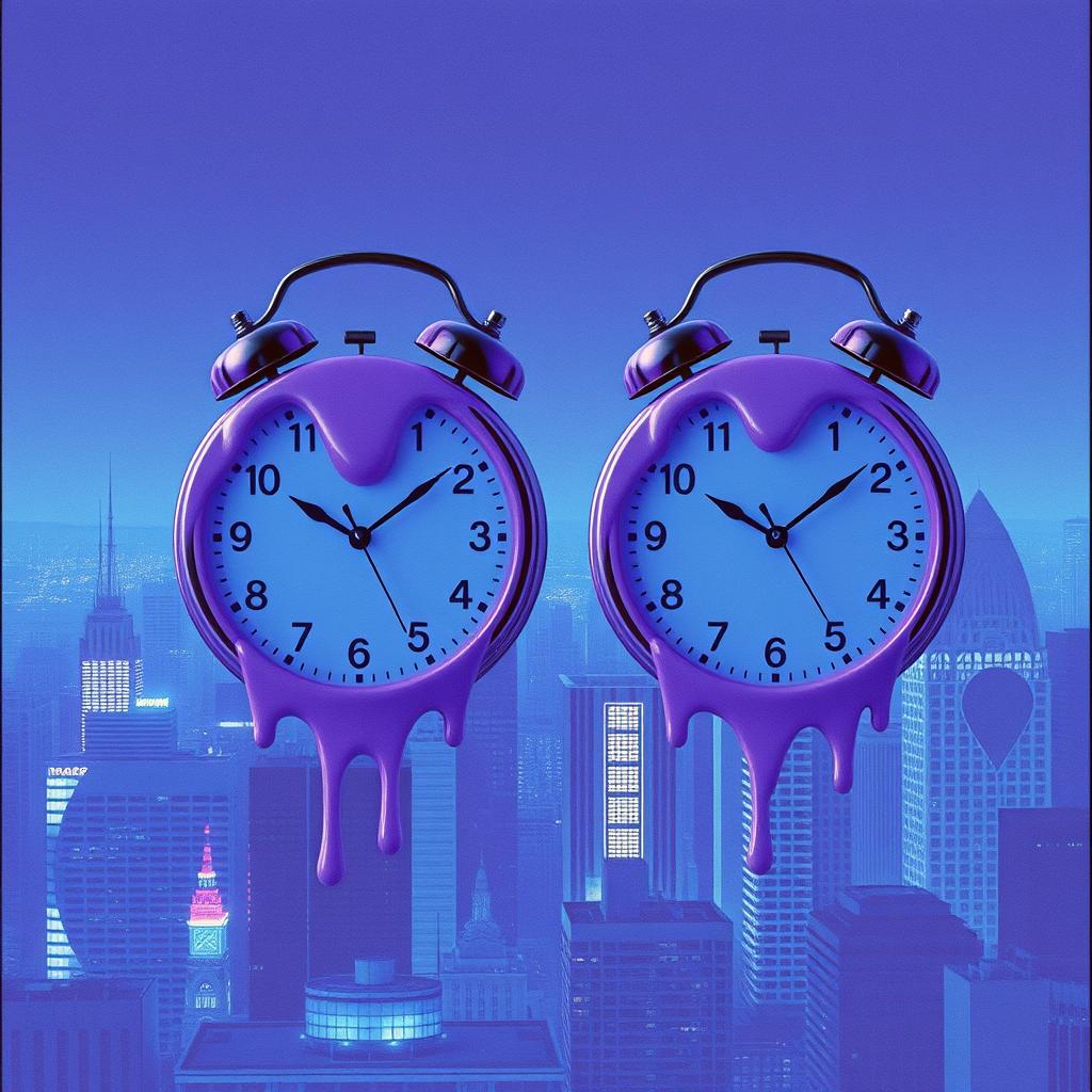 Time is melting artwork