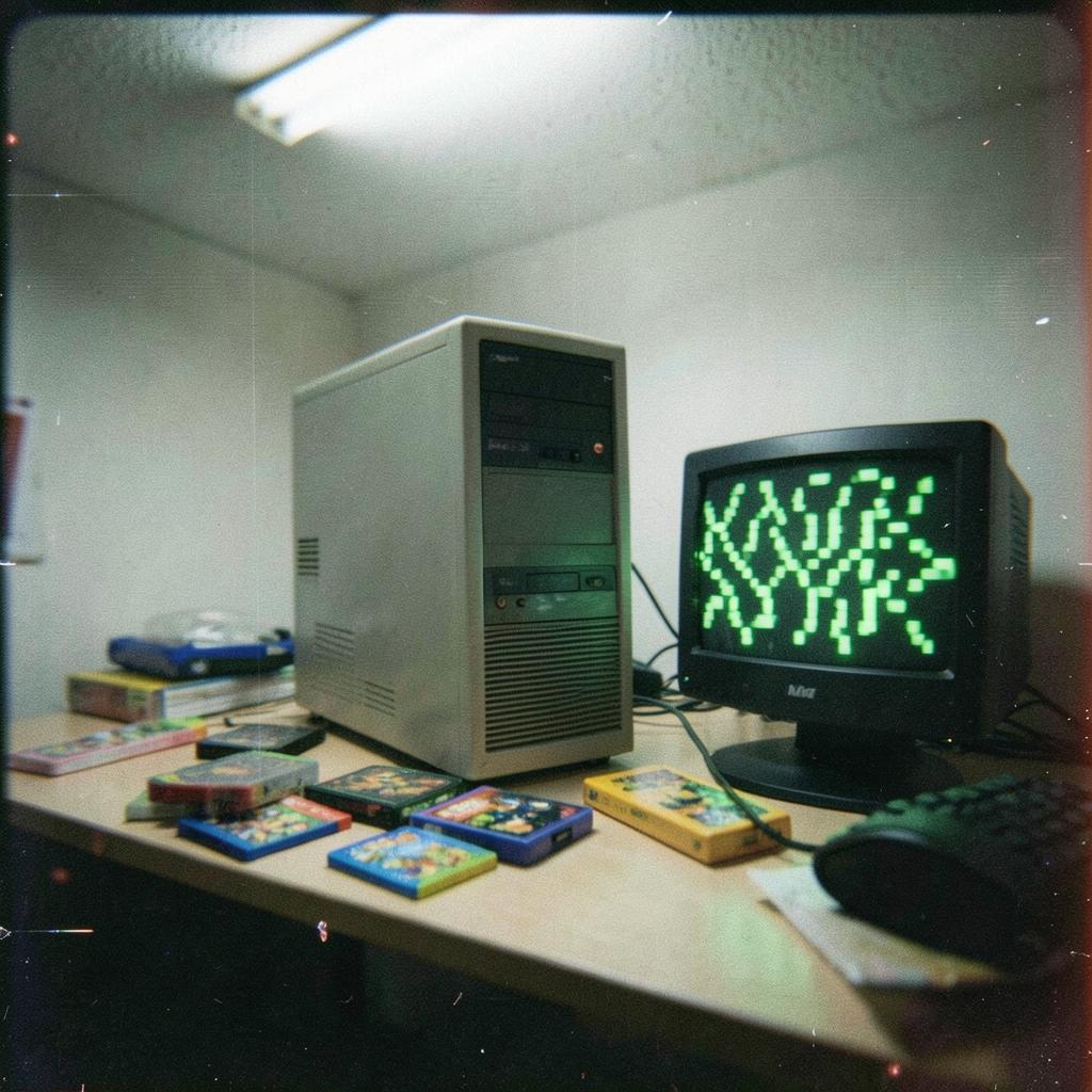 chip tune #2 - cover Amiga music artwork