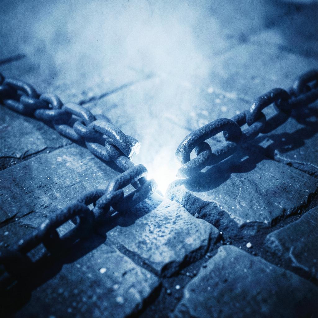 The Chain Is Broken - 1834 - The Cage artwork