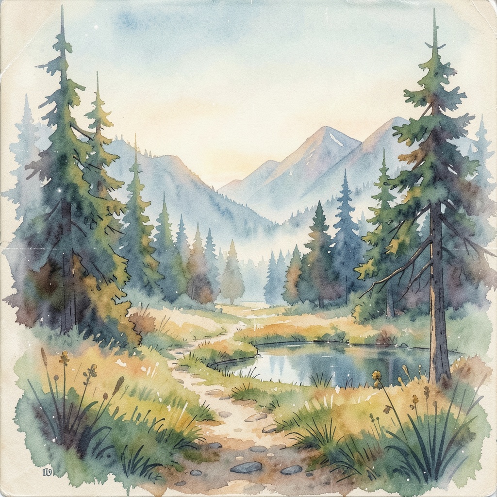 Watercolor Clearings artwork