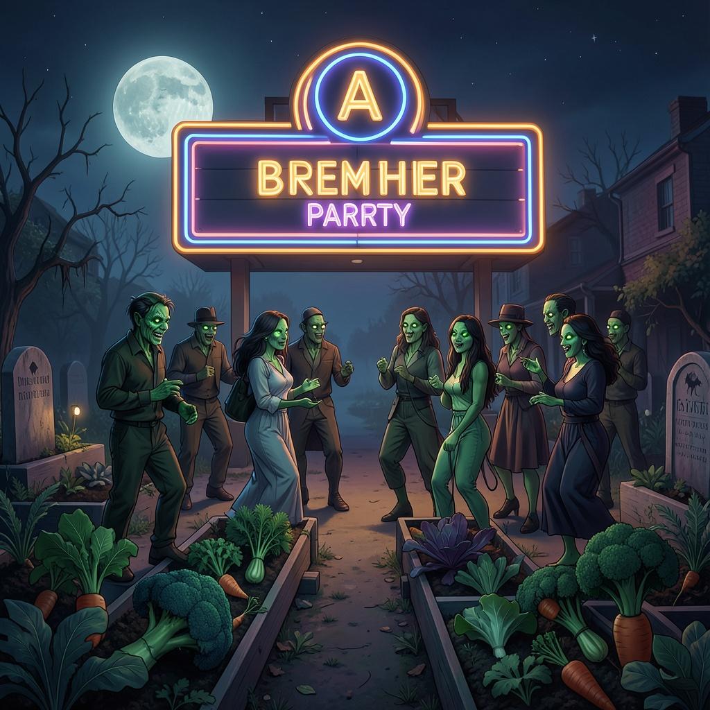 Veggie Monster Party (Zombies Don’t Eat Veggies) artwork