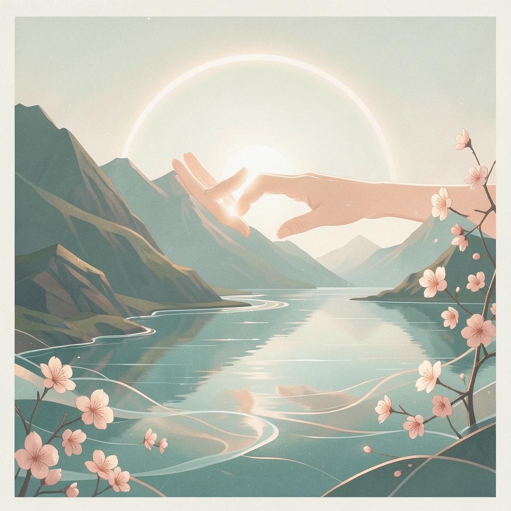 「한 마음의 강」 artwork