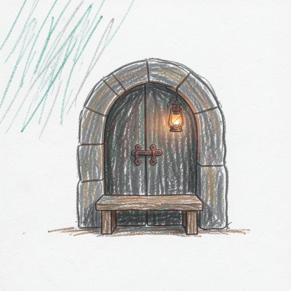 Wait With Me at the Lychgate artwork