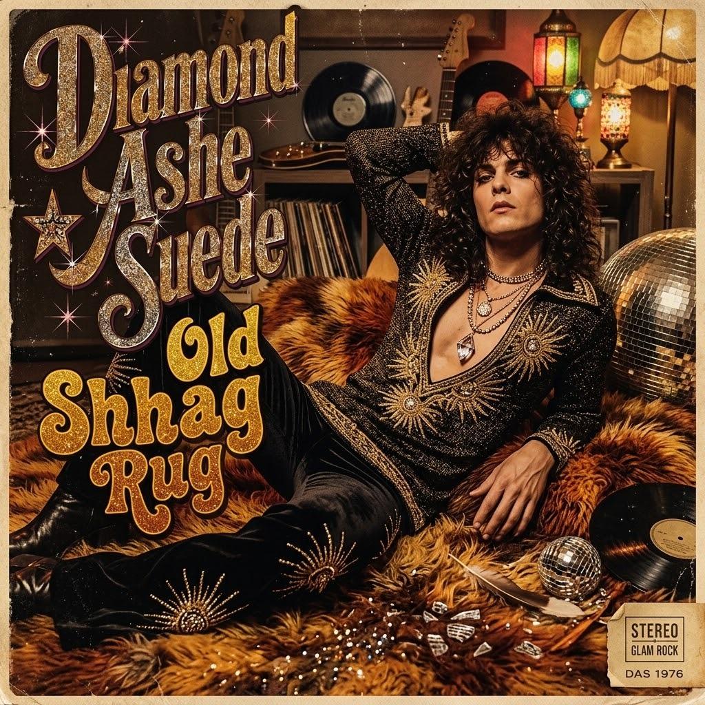 Diamond Ashe Suede. Old Shhag Rug