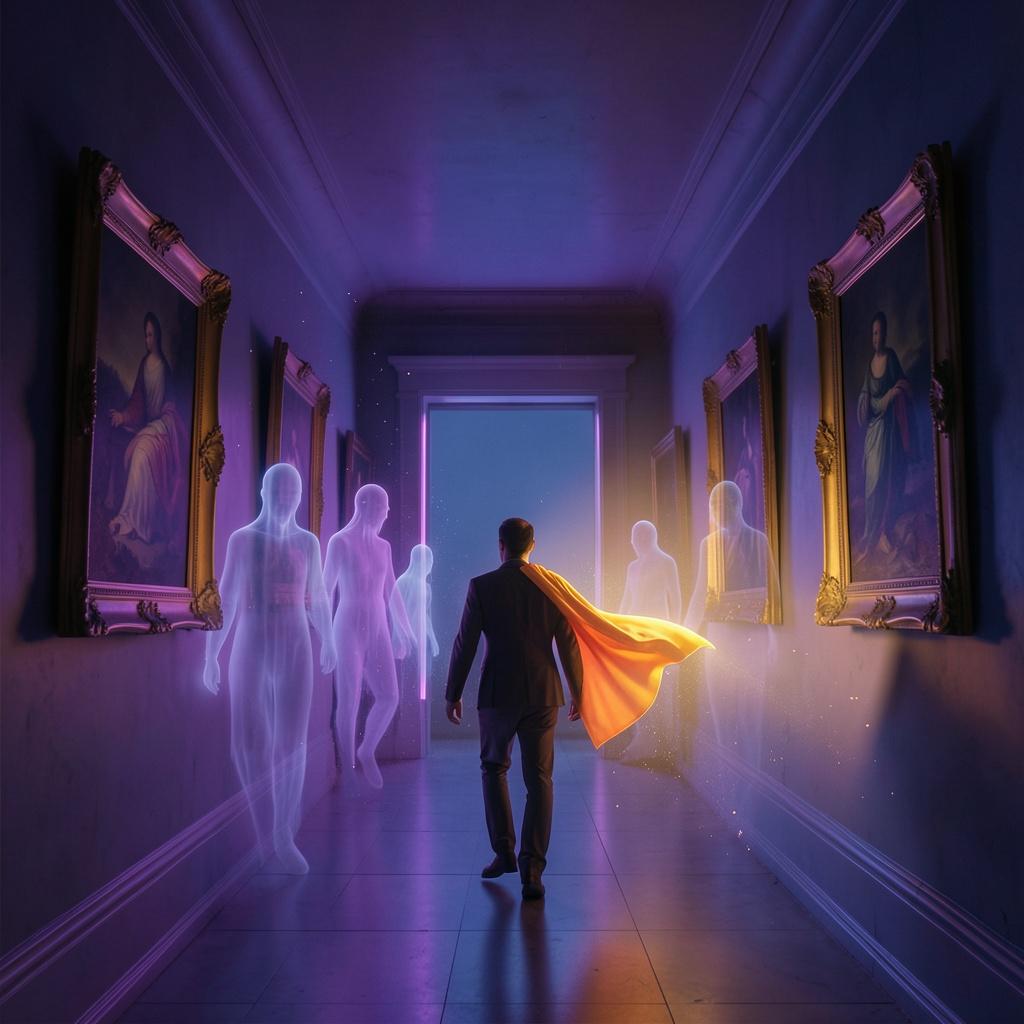 GHOSTS IN THE HALLWAY artwork