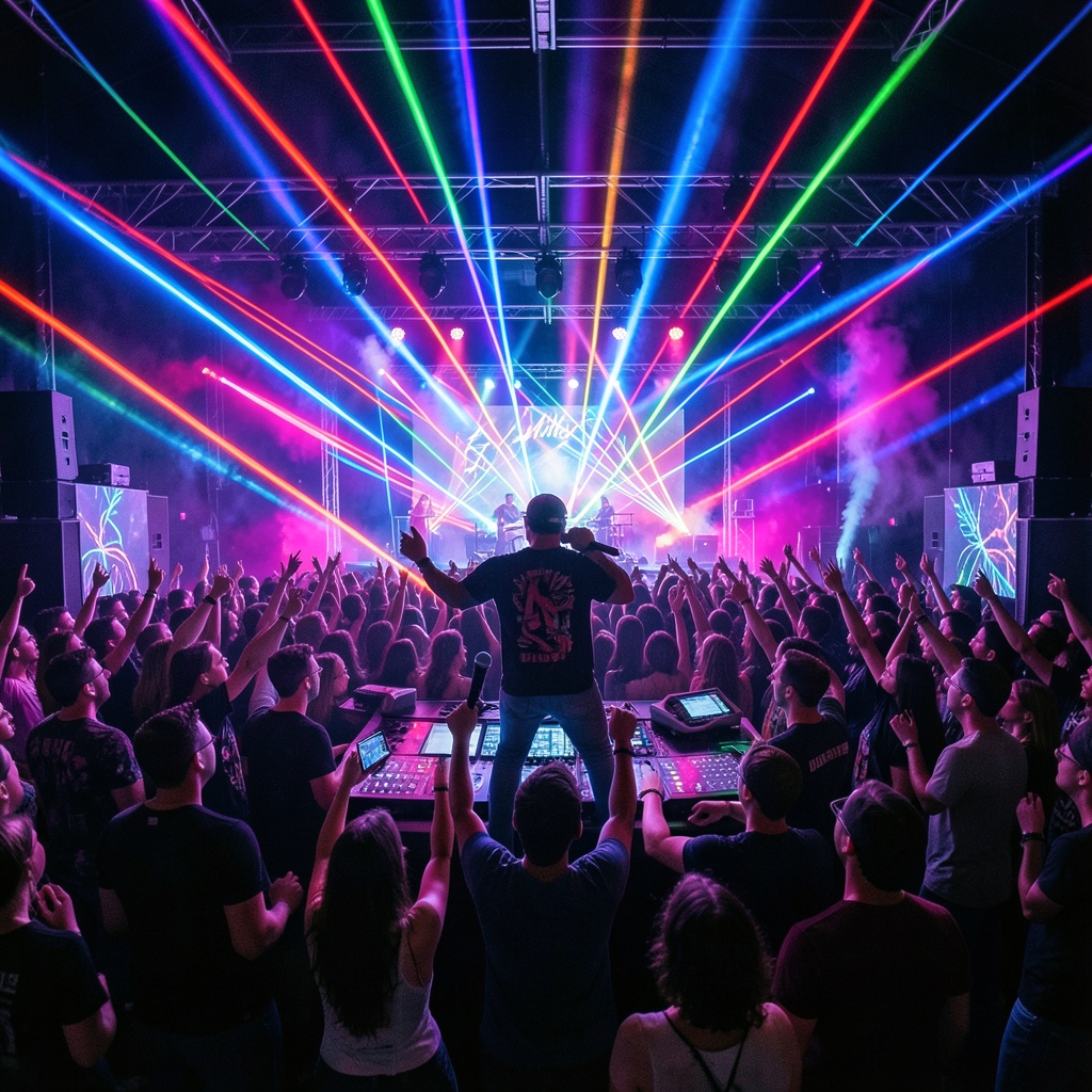 Turn up thé Rave system EDM/FUTURE/RAVE artwork