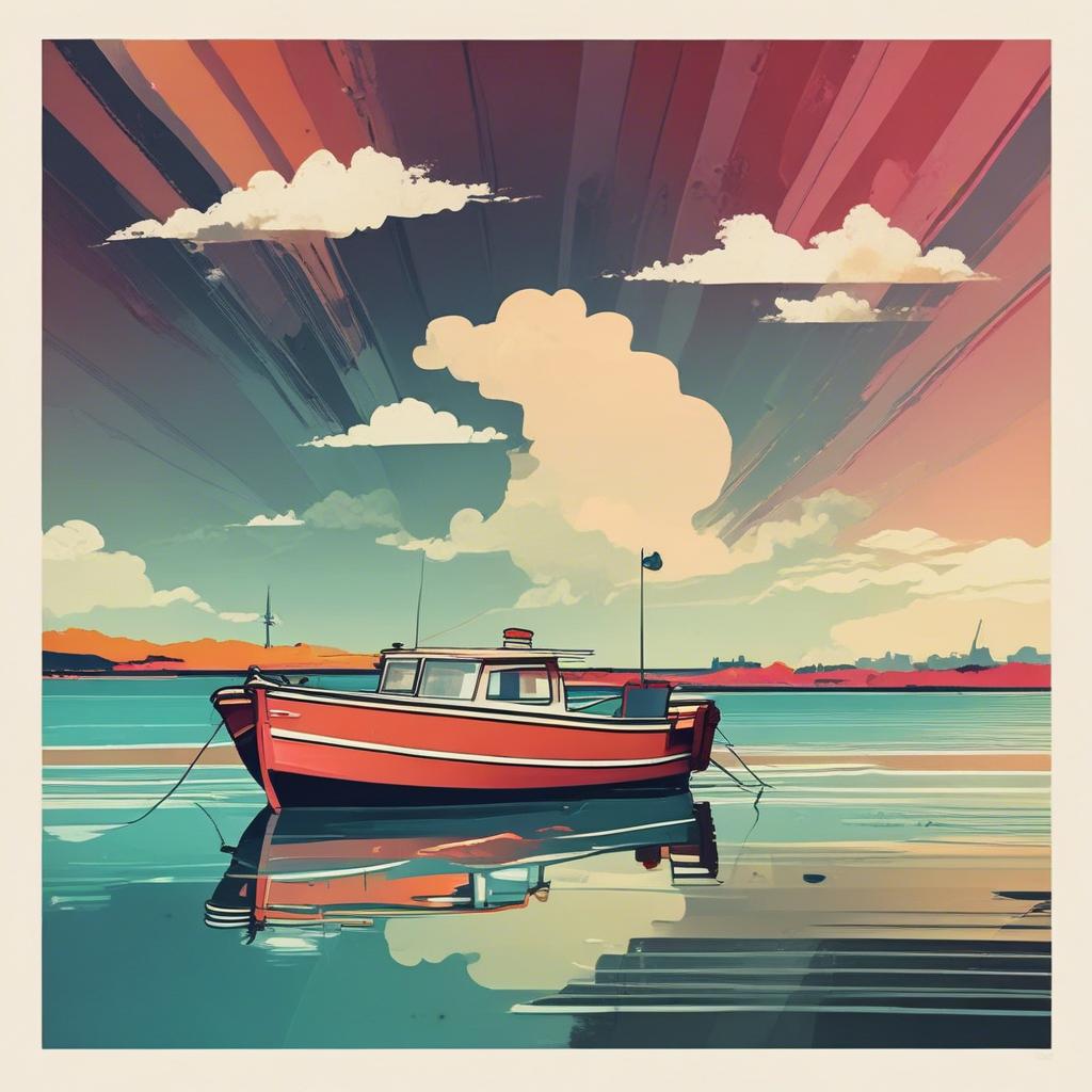 ++++Ya un Botes dans la Baie-(Jan 5 @ 7_15 AM) artwork