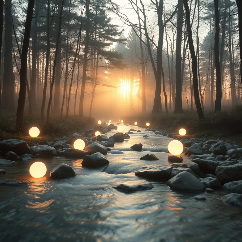 528Hz Rest by the stream -05g artwork