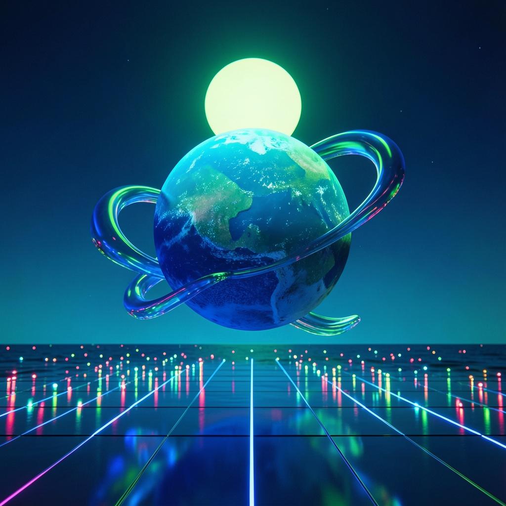 K!ds learning tube - earth artwork