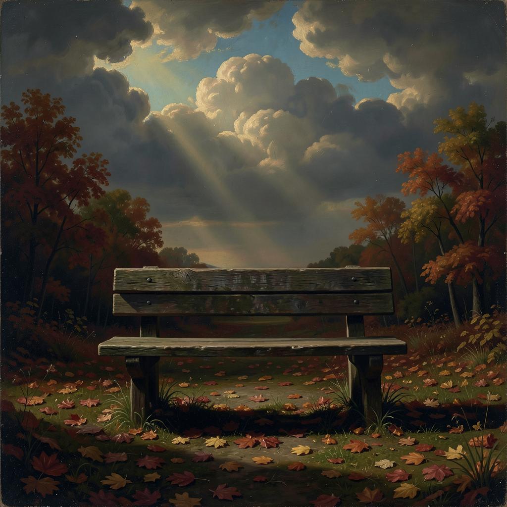 낙엽위의 햇살 artwork