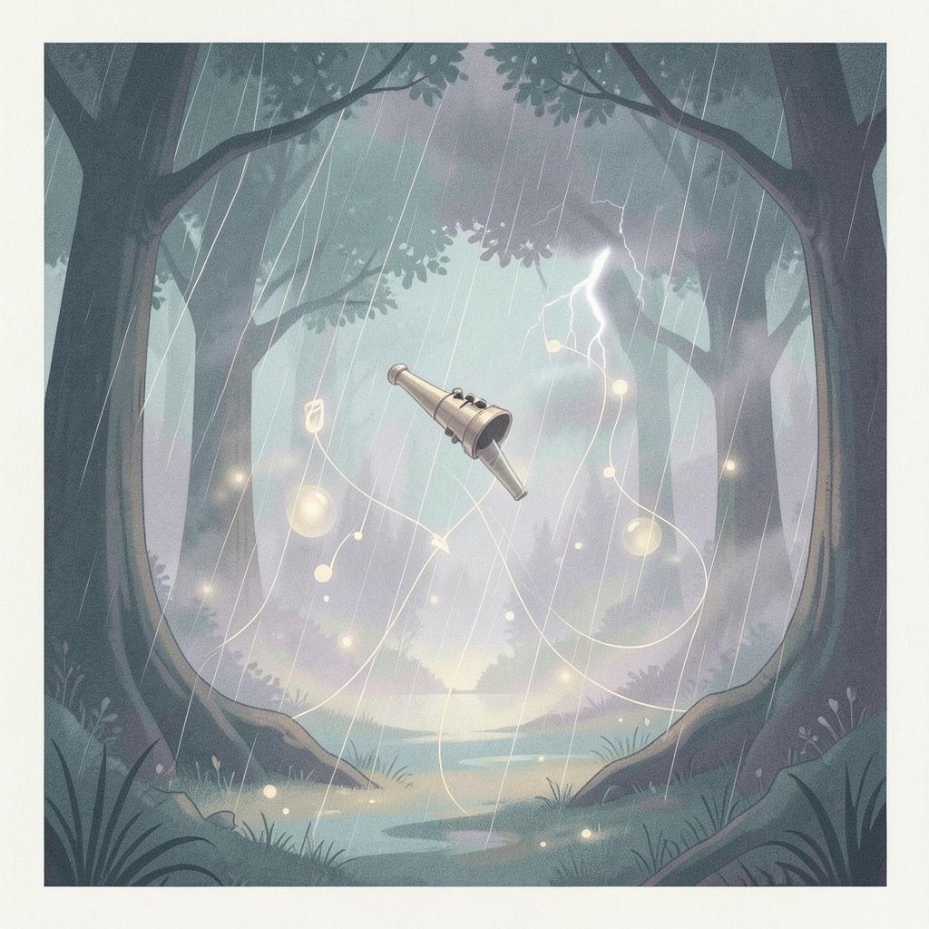 Rain Over Pines artwork