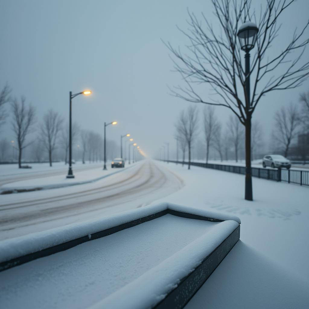 Snowy weather artwork