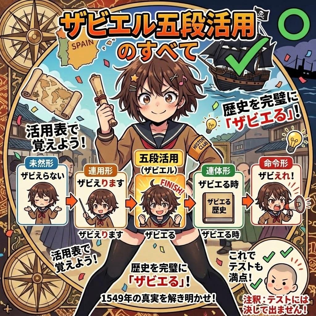 【新書】ザビエル五段活用