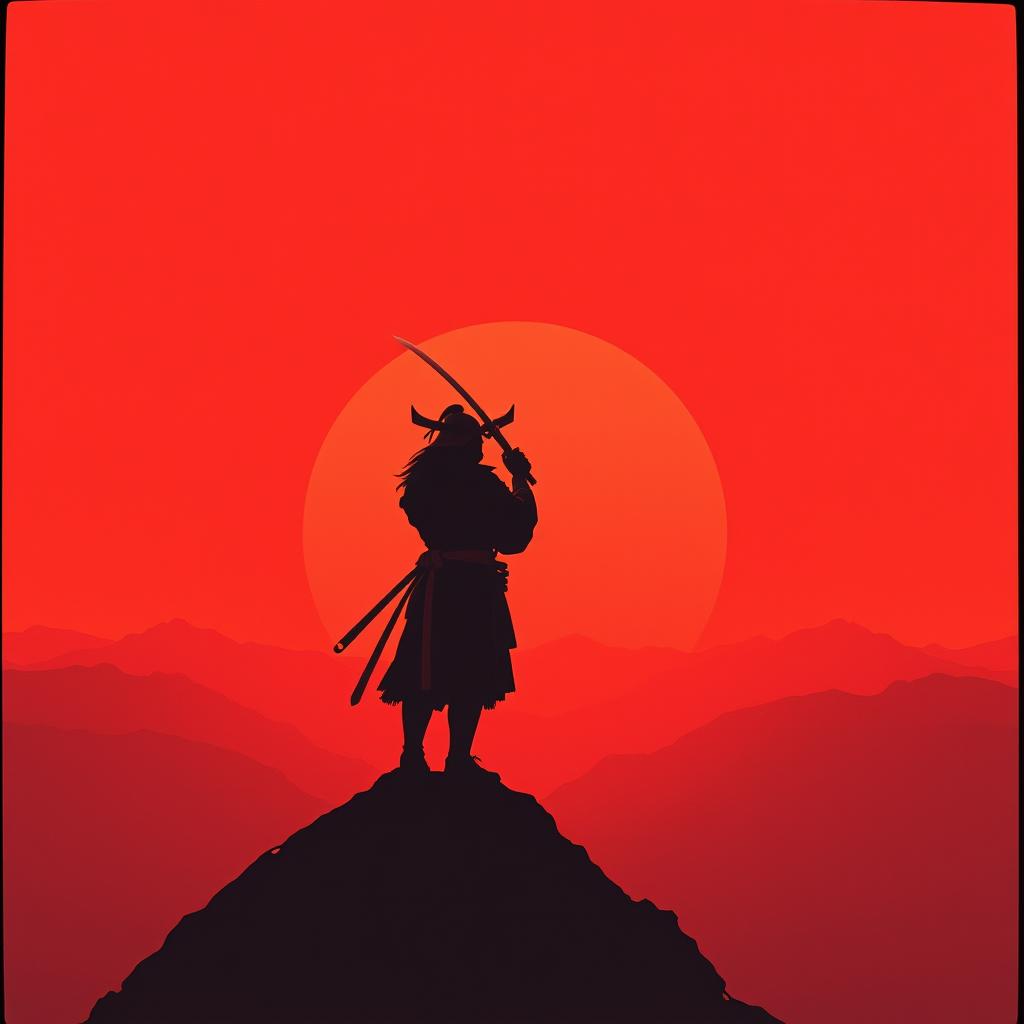 暁の侍」 (Akatsuki no Samurai / Samurai del Alba) artwork