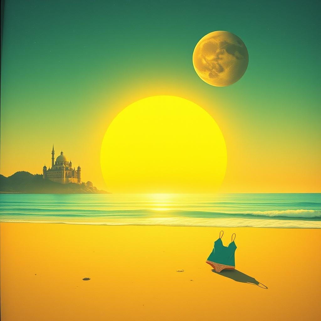 Yellow artwork