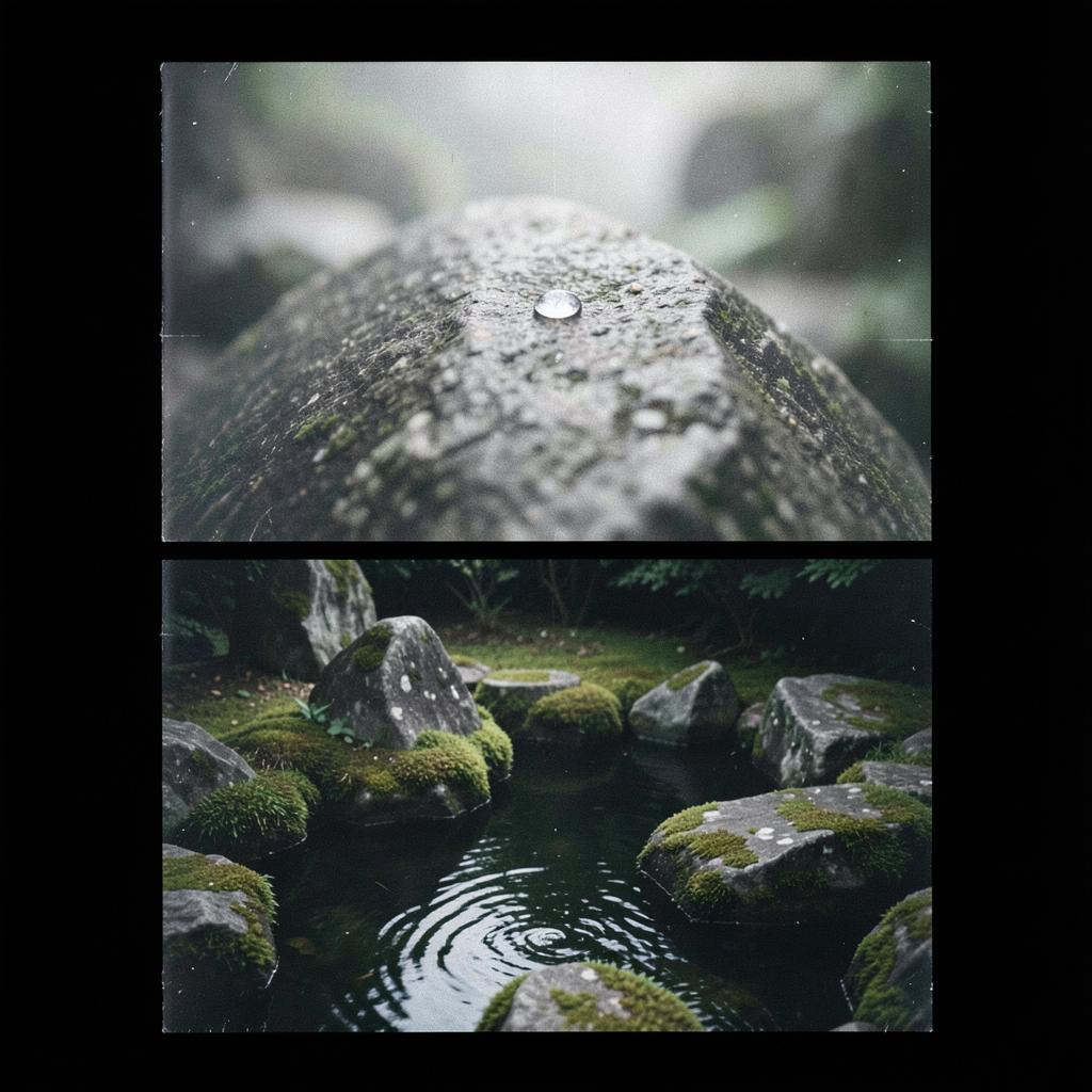 Сад камней (Японская кото и водопад). +1 artwork