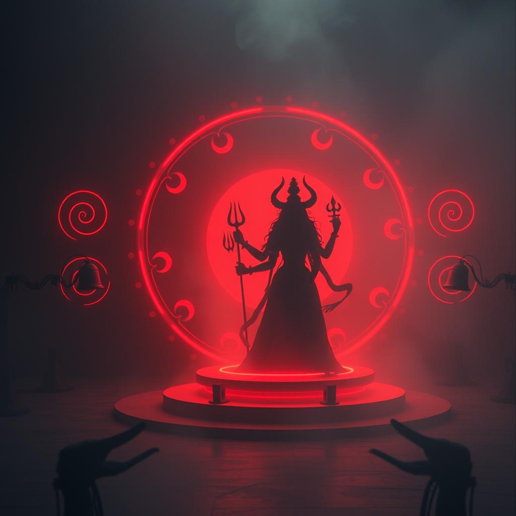 காளி – விதி சிதறும் போதுKali –[ When fate is shattered] artwork