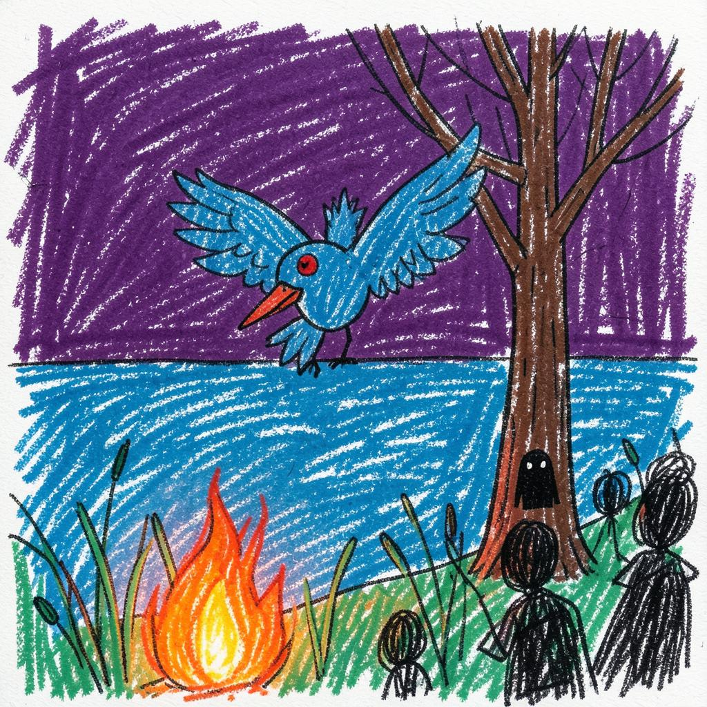 Uŋktomi and the Loon (version 2) artwork