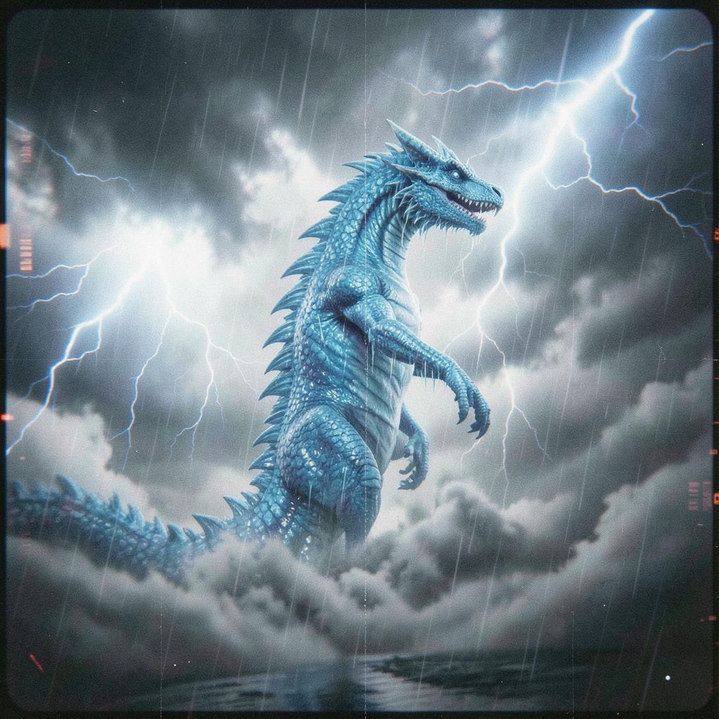 蒼龍青雲 - Azure Dragon: Rising Through Clouds artwork
