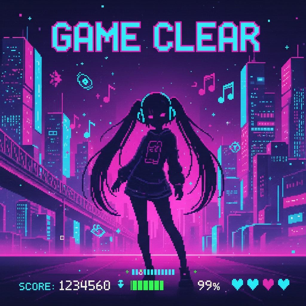 電子の歌姫ゲームクリア！ (Electronic Songstress: Game Clear!) [Remix feat. Pankaj yadav] artwork