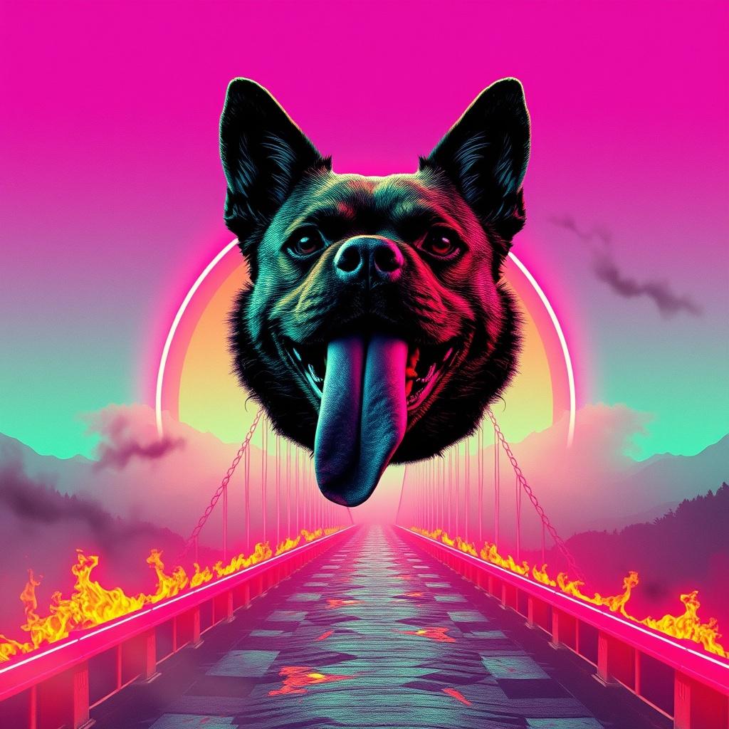 slobber dog artwork